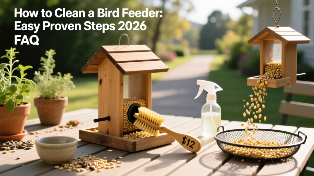 How to Clean a Bird Feeder: Easy Proven Steps 2026