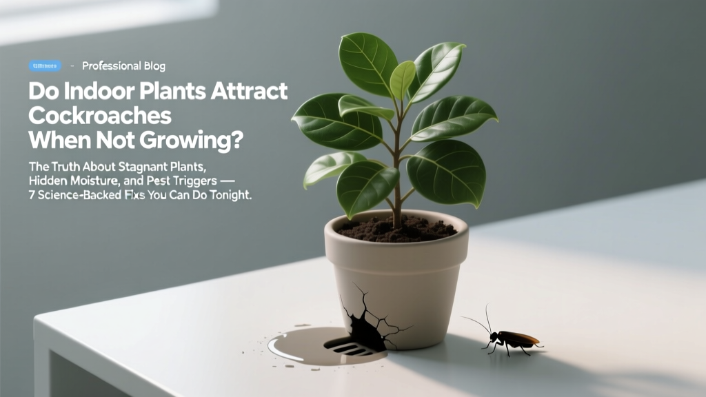 Do Indoor Plants Attract Cockroaches Not Growing (2026)