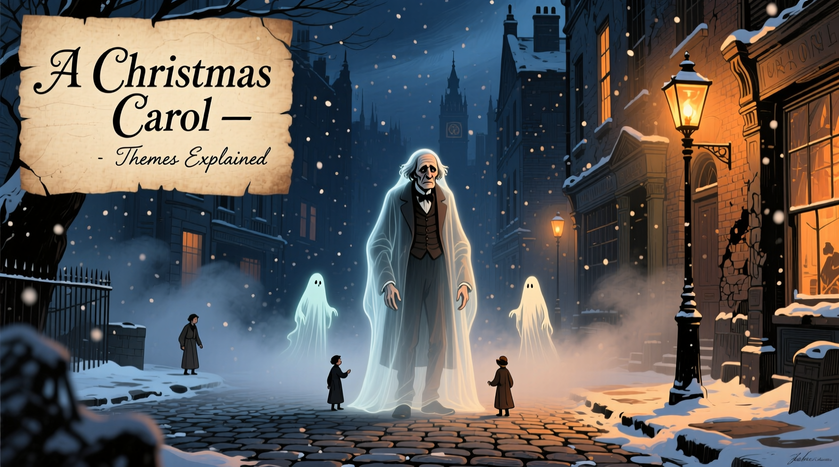 a christmas carol themes