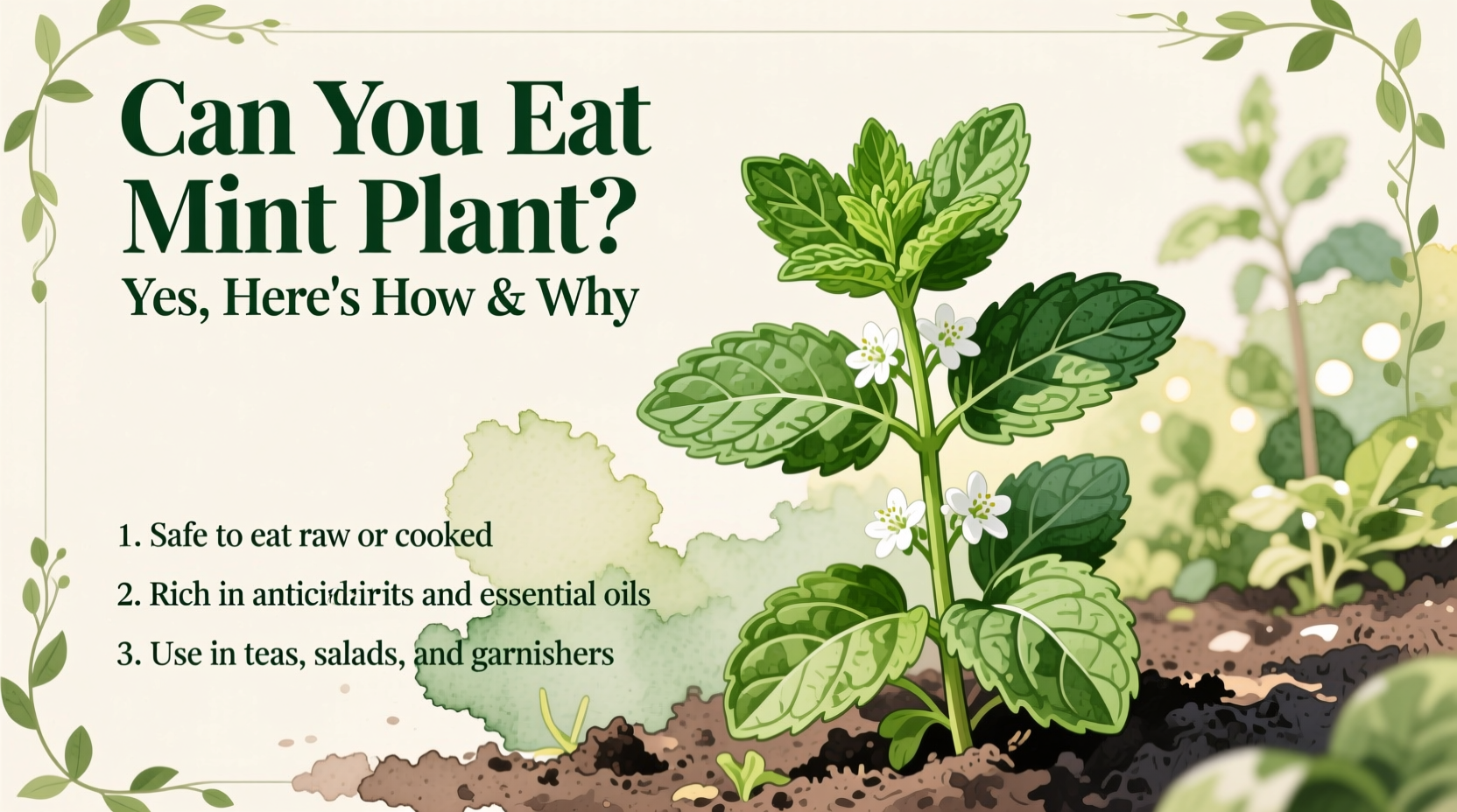 5 Ways to Eat Mint Plant Safely | TheHomeSprouts