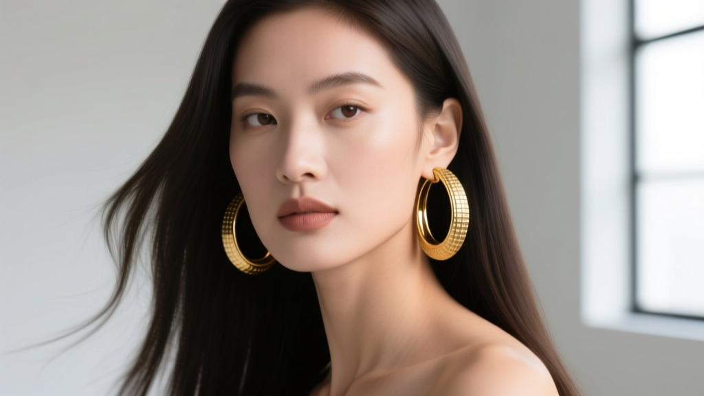 How to Wear Hoop Earrings With Long Hair: Style Guide