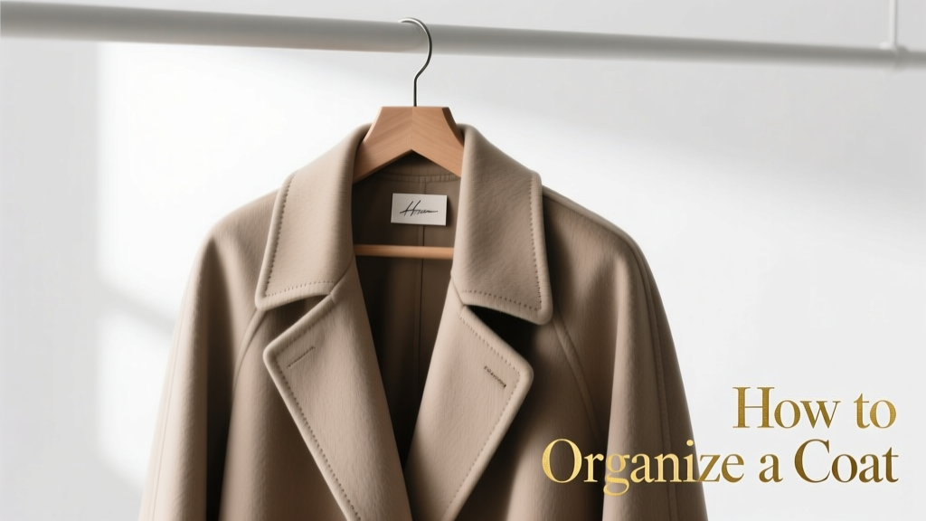 How to Organize a Coat: Practical, Health-Safe Strategies for Home and Wardrobe Management