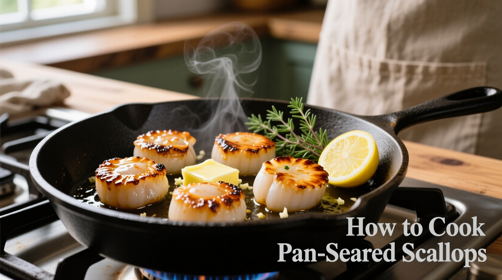 how to cook pan seared scallops