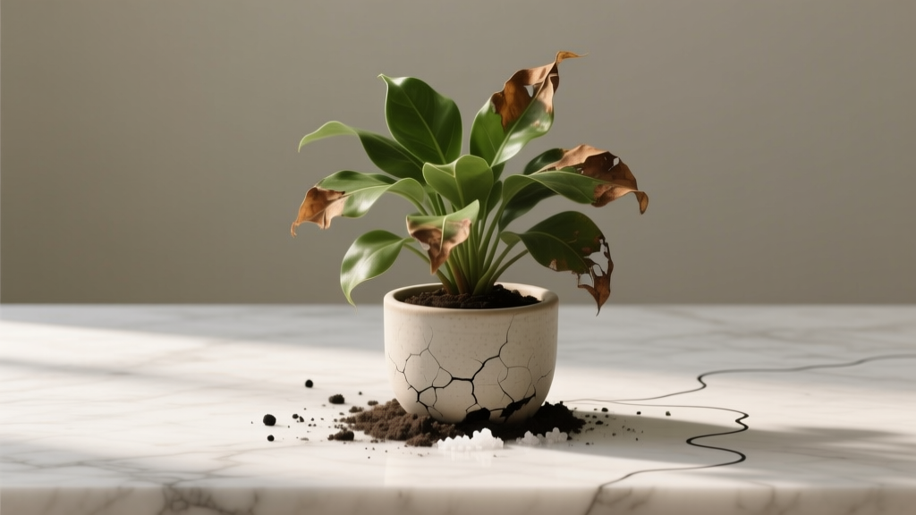 Why Do Indoor Plants Leaves Go Brown Soil Mix?