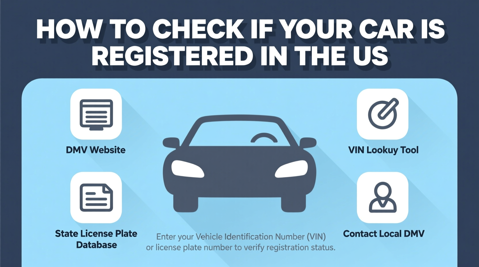 how can i check if my car is registered