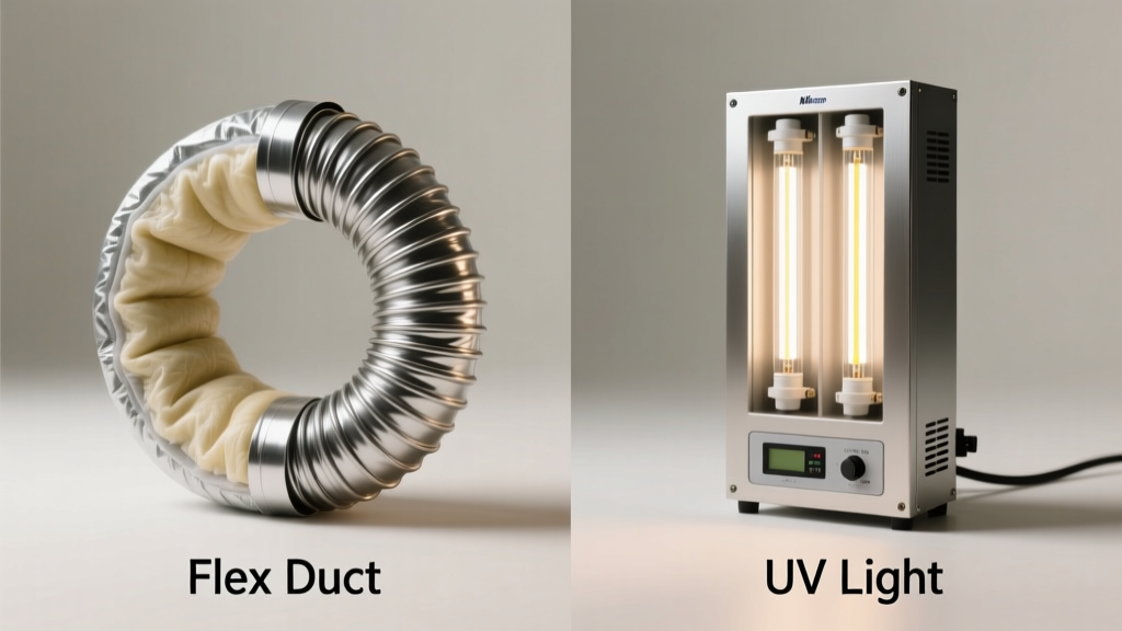 Flex Duct vs UV Light: Which Is Better for HVAC?