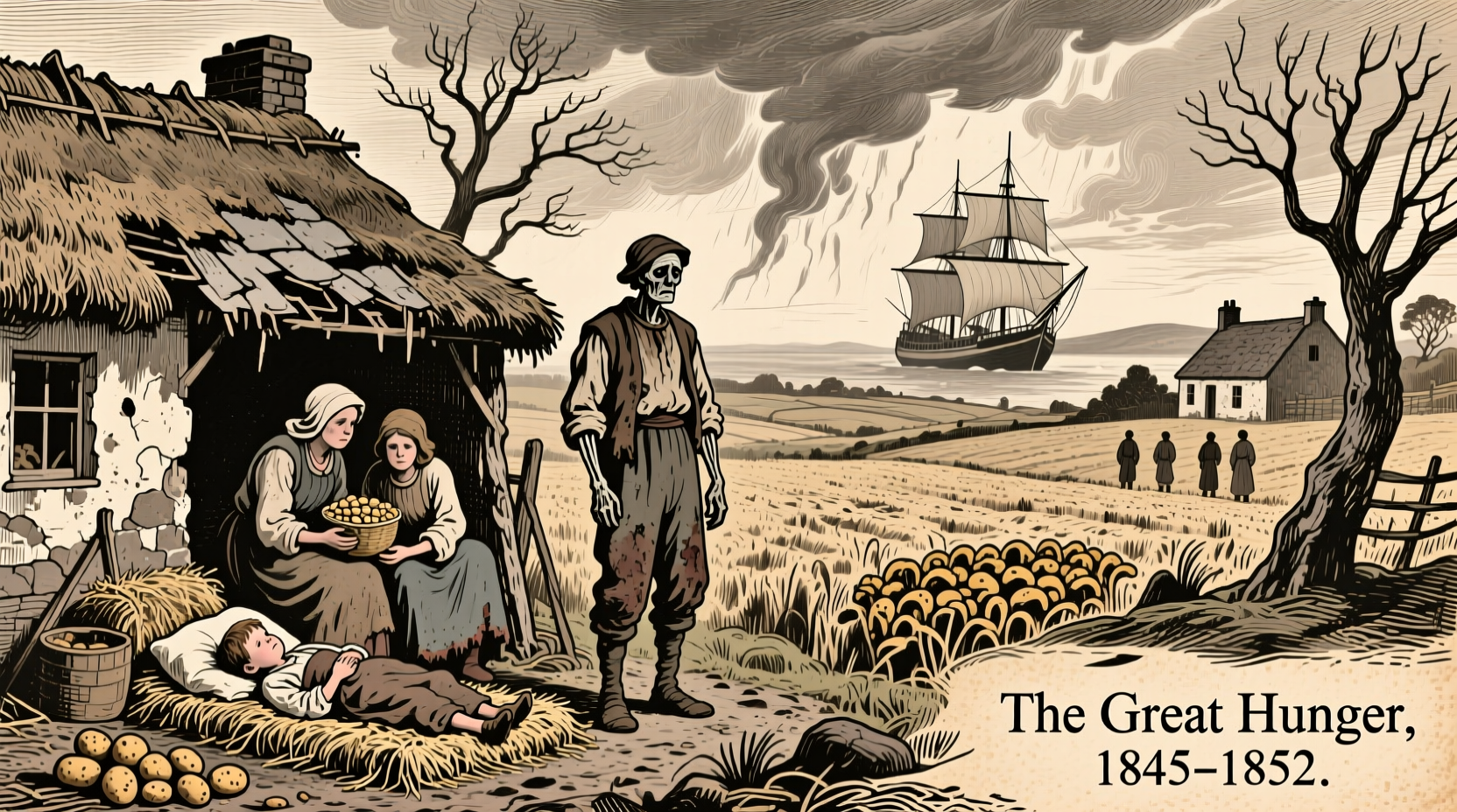The Irish Potato Famine: Causes, Impact, and Legacy