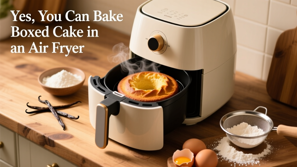 Yes, You Can Bake Boxed Cake in an Air Fryer!