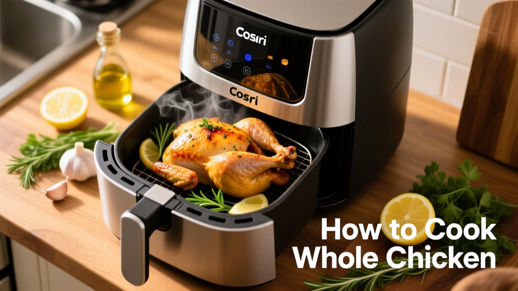 How to Cook Whole Chicken in Cosori Air Fryer