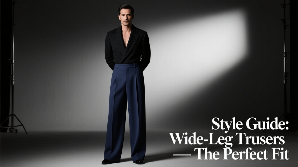 How to Style Wide-Leg Trousers Without Looking Drowned
