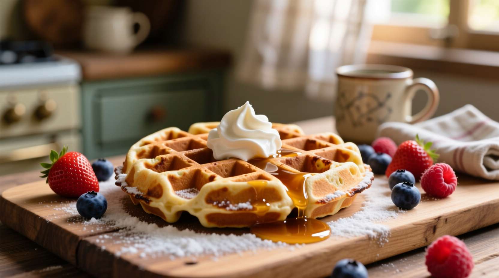 make delicious vegan waffles with tofu instead of eggs