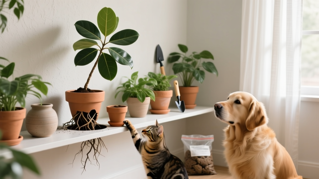 Pet Friendly Repotting: When & How to Do It Safely
