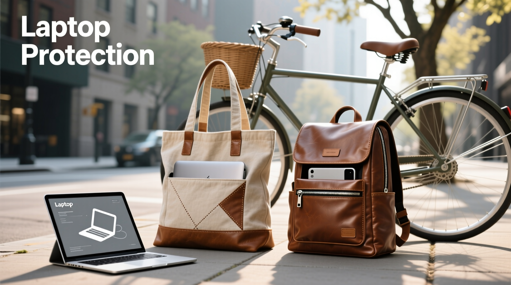 canvas tote vs leather backpack for commuting protecting your laptop with style