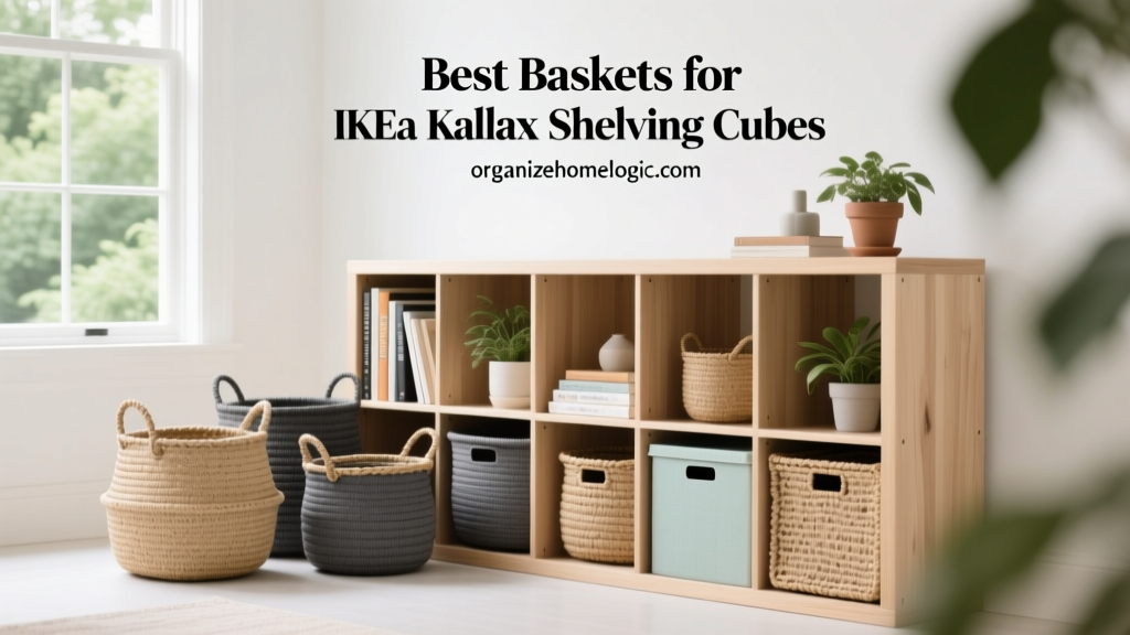 Best Baskets for IKEA Kallax Shelving Cubes