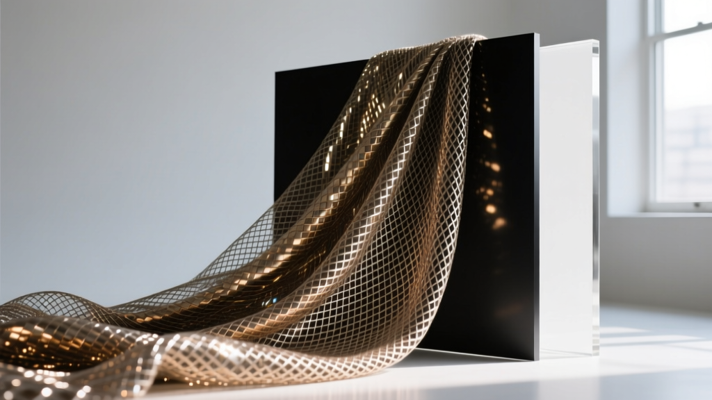 Metal Mesh Fabrics: A Designer’s Guide to Structure & Shine