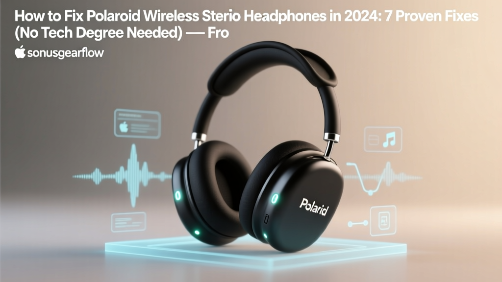 Fix Polaroid Wireless Stereo Headphones (2026)