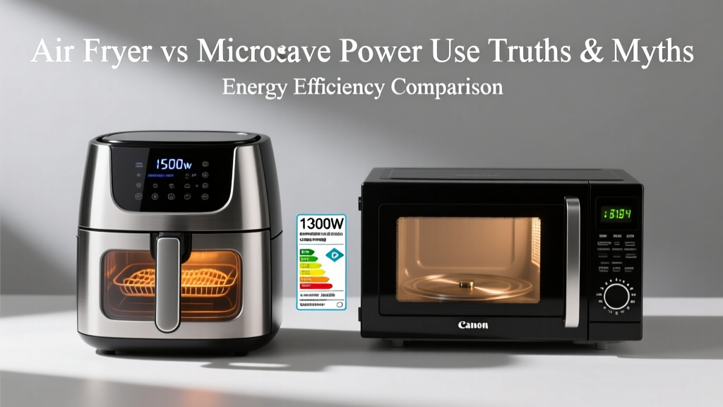 Air Fryer vs Microwave Power Use: Truths & Myths