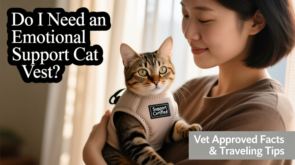 Do I Need an Emotional Support Cat Vest? Vet Approved Facts & Traveling Tips
