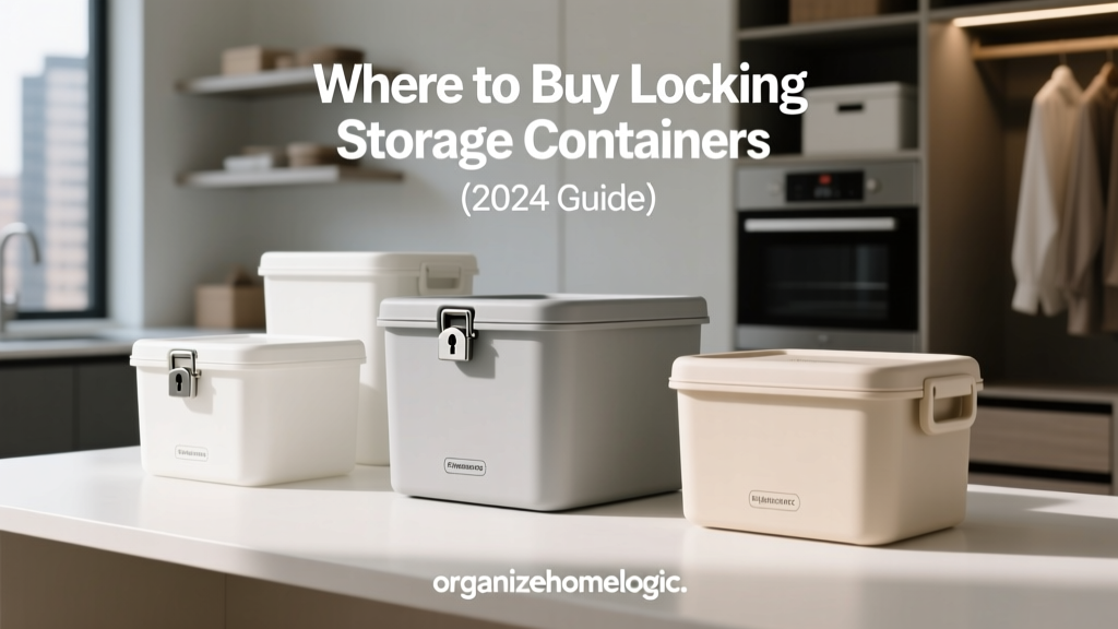 Where to Buy Locking Storage Containers (2024 Guide)