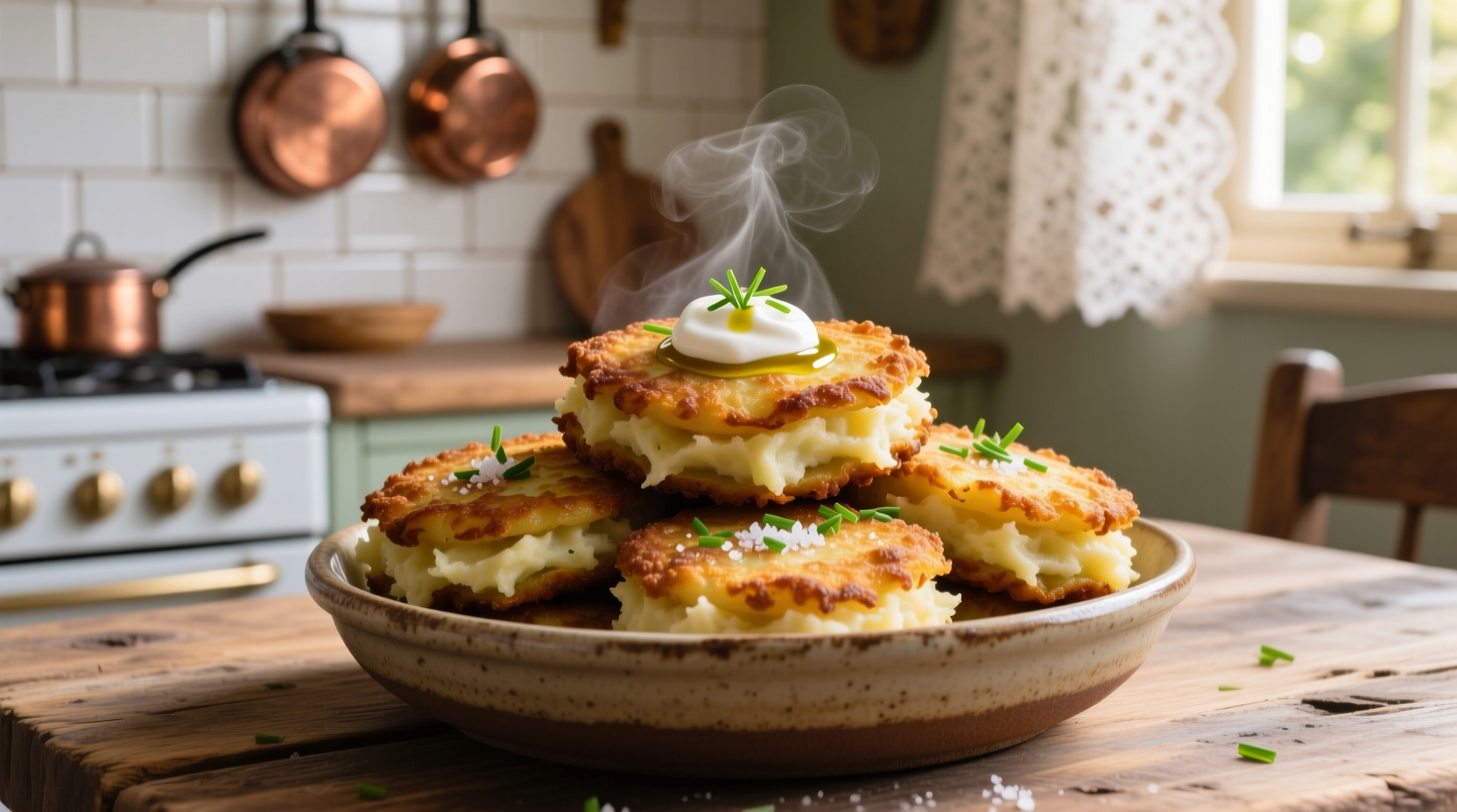 Perfect Fried Potato Cakes with Mashed Potatoes Recipe