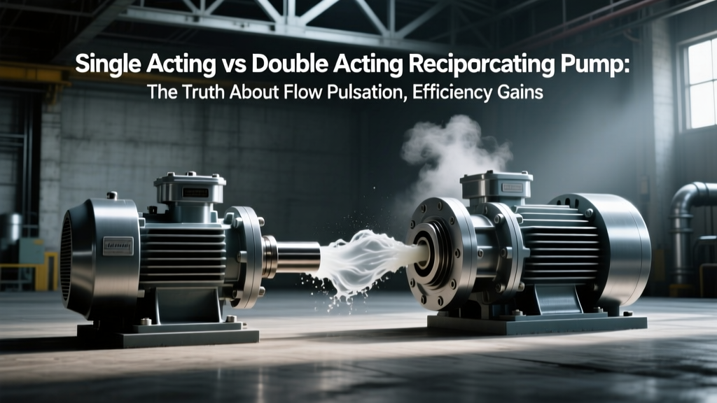 Single vs Double Acting Reciprocating Pumps: Truth