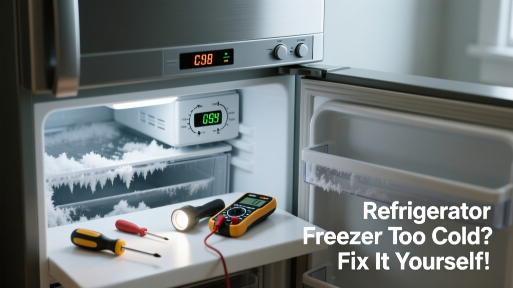 Refrigerator Freezer Too Cold: Fix It Yourself
