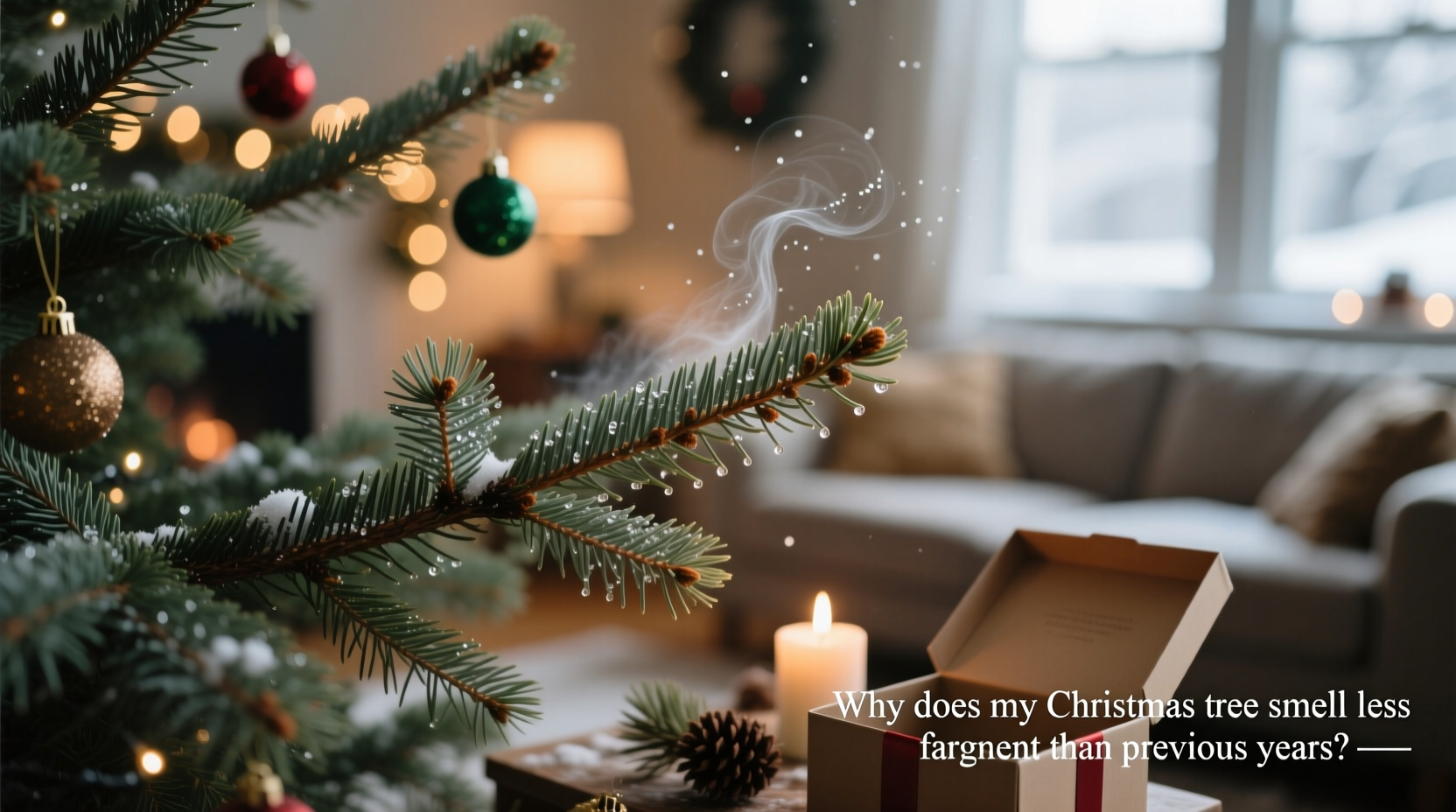 why does my christmas tree smell less fragrant than previous years