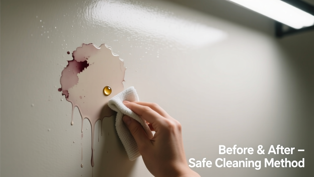 How to Remove White Wine from a Painted Wall Safely