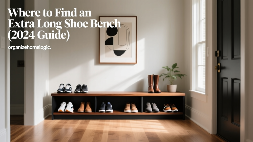 Where to Find an Extra Long Shoe Bench (2024 Guide)