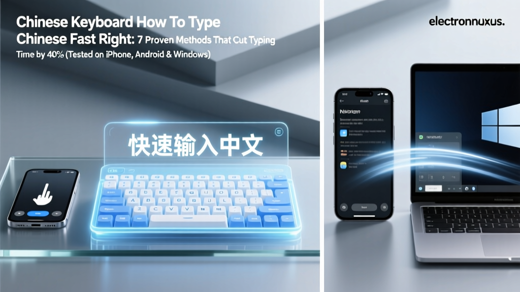 Chinese Keyboard How To Type Chinese Fast Right: 7 Proven Methods That Cut Typing Time by 40% (Tested on iPhone, Android & Windows)