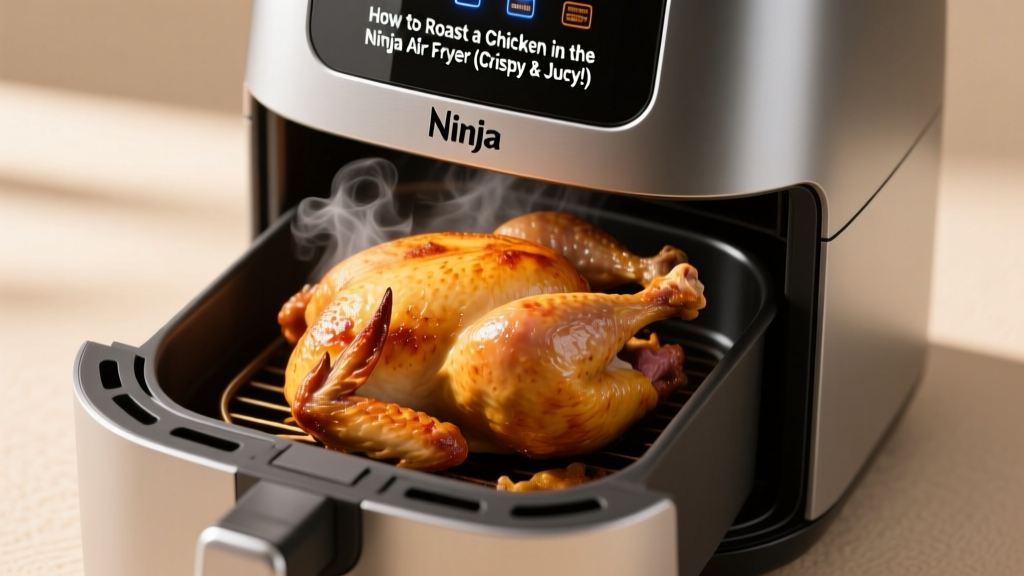 Roast Chicken in Ninja Air Fryer: Crispy & Juicy