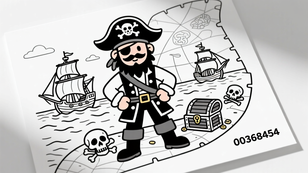 Pirates Coloring Pages_00368454: Evidence-Based Benefits for Prenatal Bonding, Fine Motor Development, and Early Childhood Calming