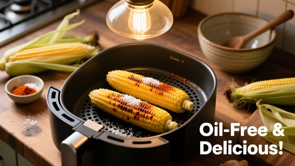 Air Fry Sweet Corn: Crispy, Juicy & Oil-Free