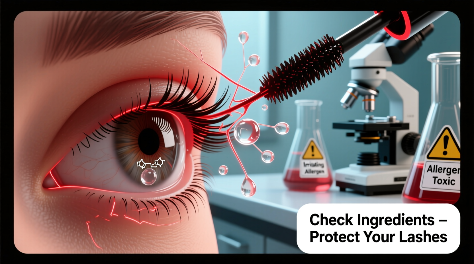 why do my eyelashes fall out when i use mascara ingredient red flags