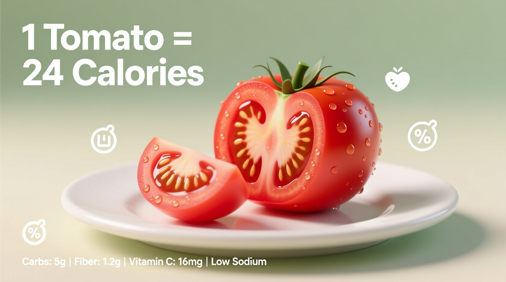 How Many Calories in 1 Tomato? Exact Count by Size