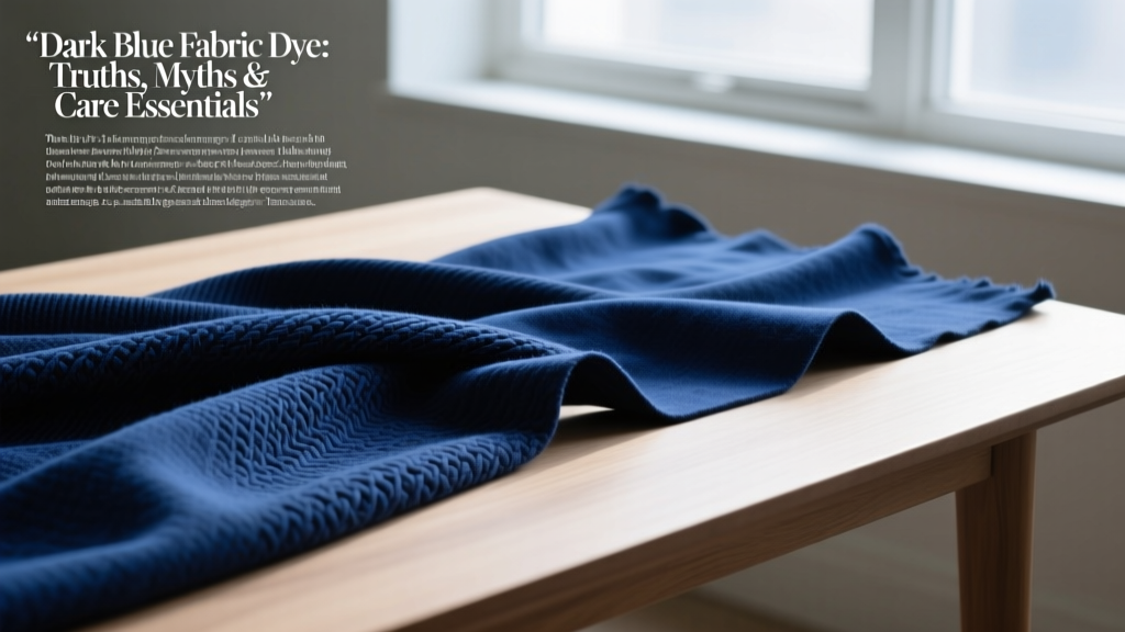 Dark Blue Fabric Dye: Truths, Myths & Care Essentials