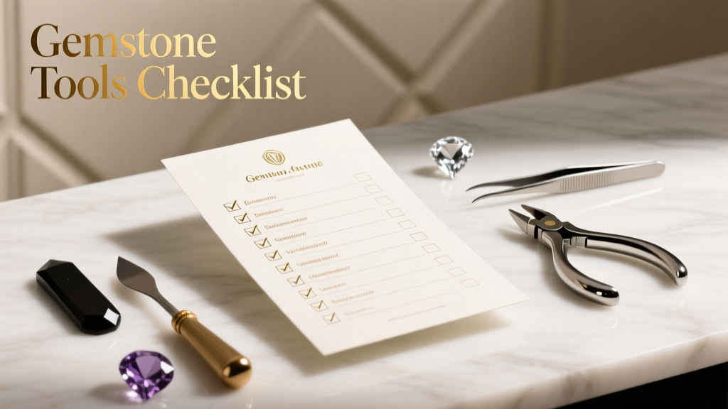 Gemstone Tools Checklist: Essential Equipment for Professional Identification, Cutting, and Care