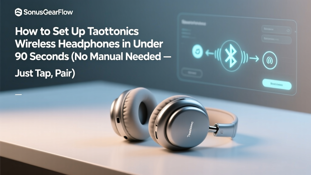 Taotronics Wireless Headphones Setup Guide (2026)