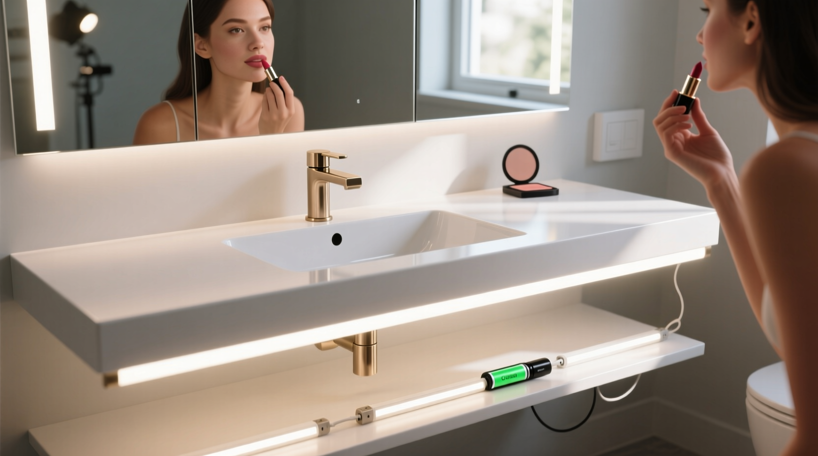 led under shelf lighting for makeup worth it