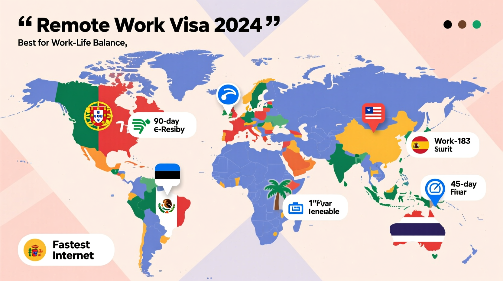 digital nomad visa requirements best countries to work remotely from this year
