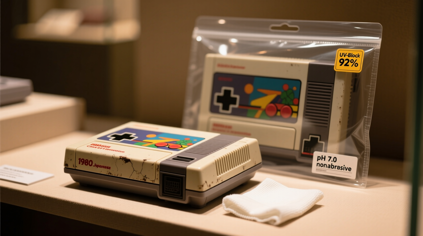 how to clean retro gaming cases without fading art