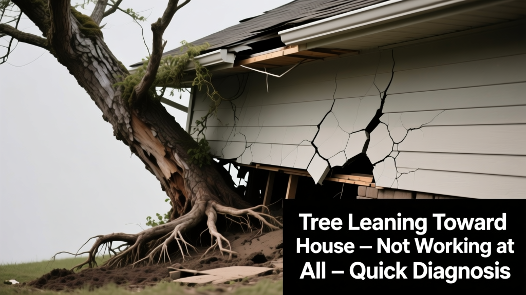 Tree Leaning Toward House Not Working at All: Quick Diagnosis