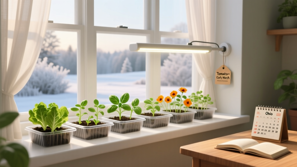 Ohio Indoor Seed-Starting Calendar (2026)