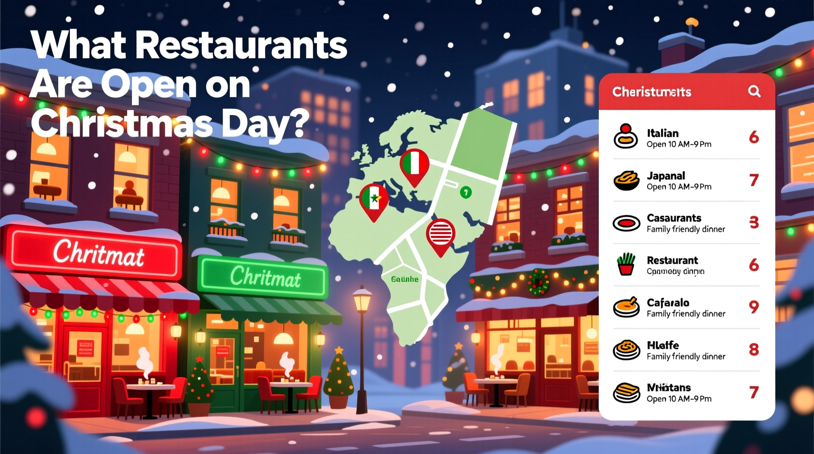 what restaurants open on christmas day