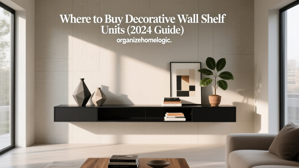 Where to Buy Decorative Wall Shelf Units (2024 Guide)