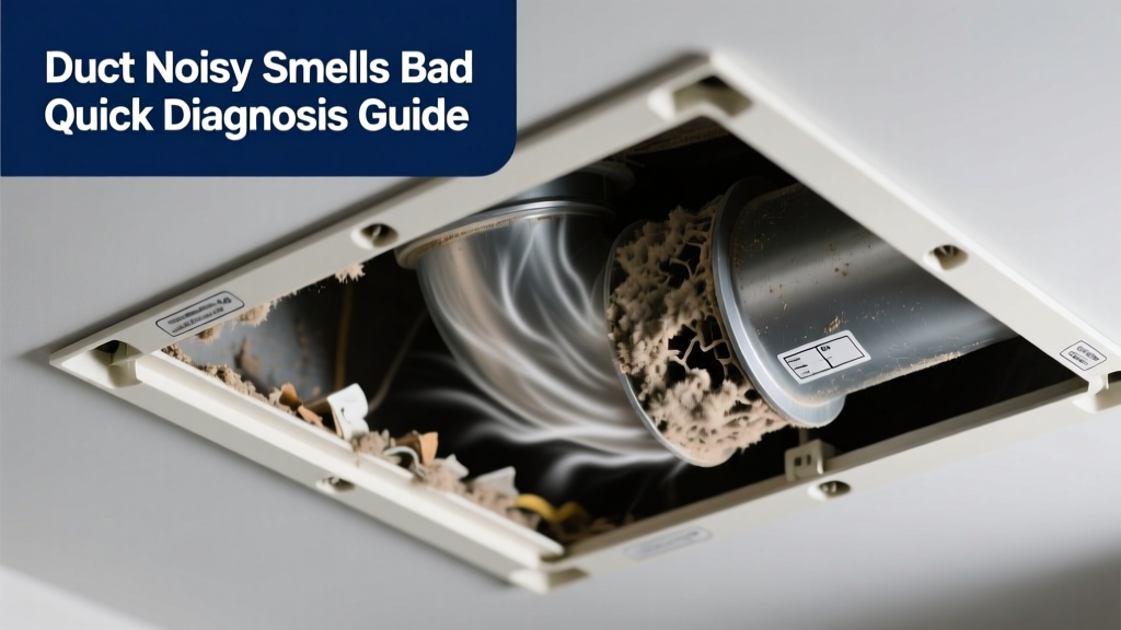 Duct Noisy Smells Bad: Quick Diagnosis Guide