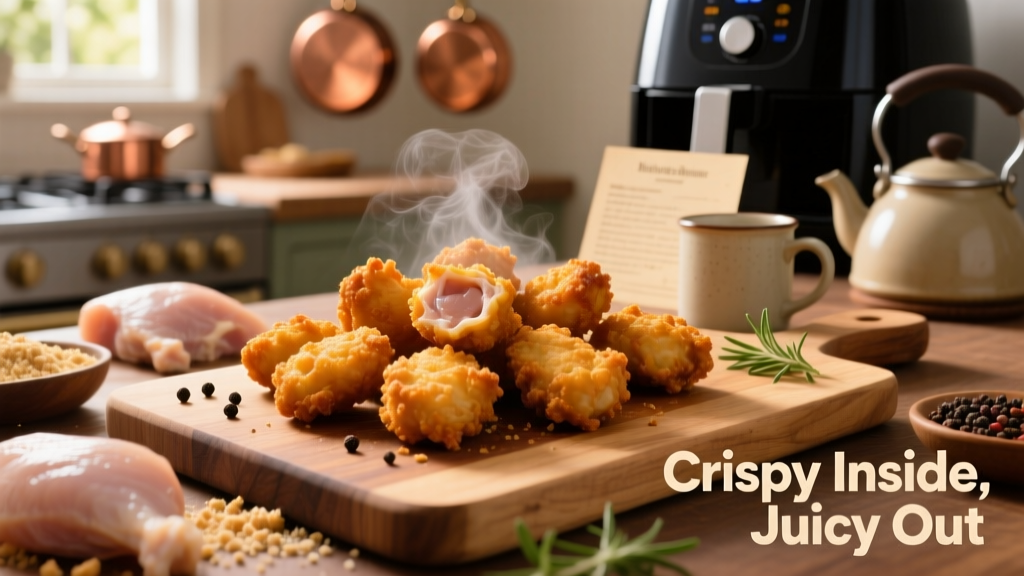 Fresh Chicken Nuggets in Air Fryer (Crispy & Juicy!)
