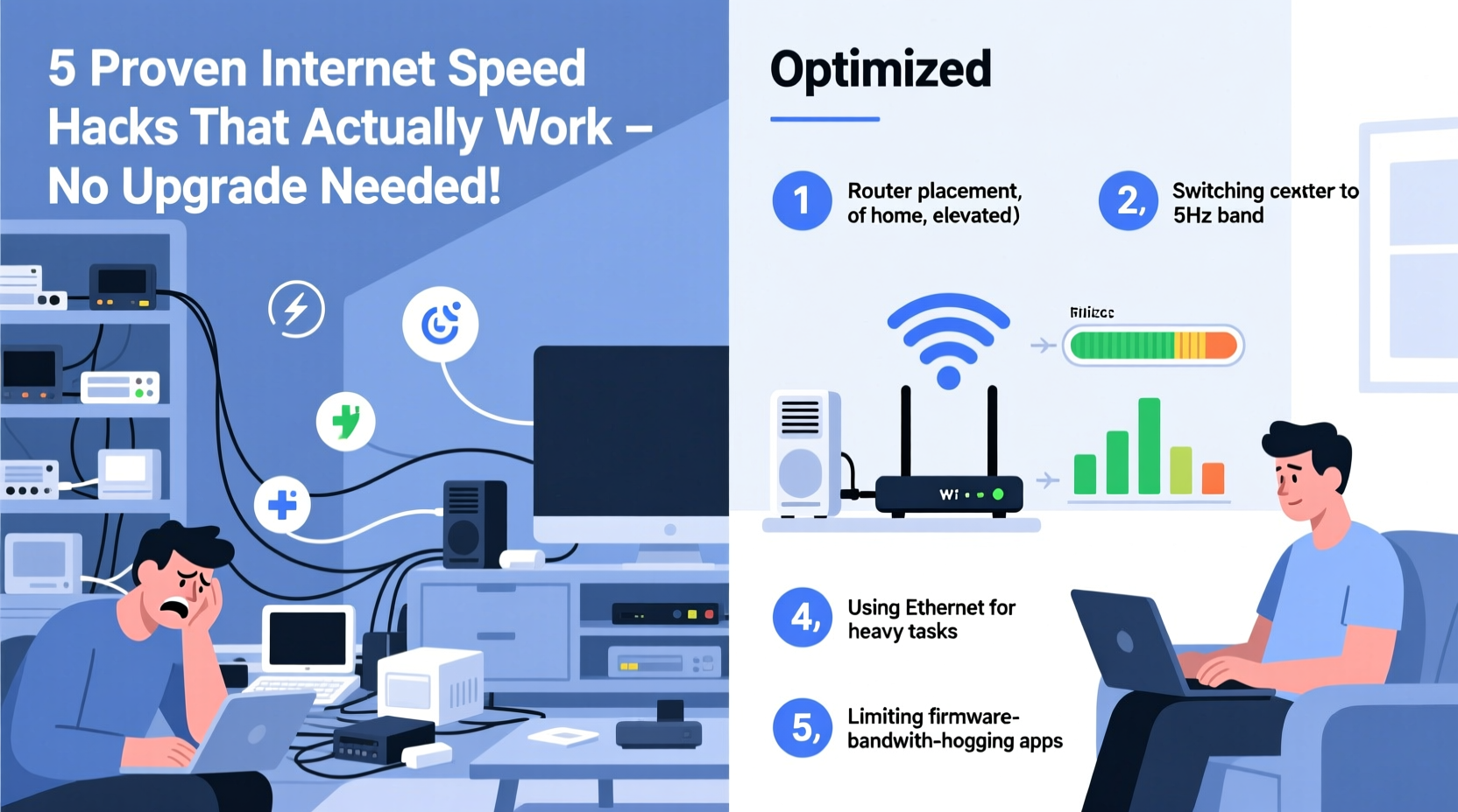 how to boost slow internet without paying for an upgrade tricks that work