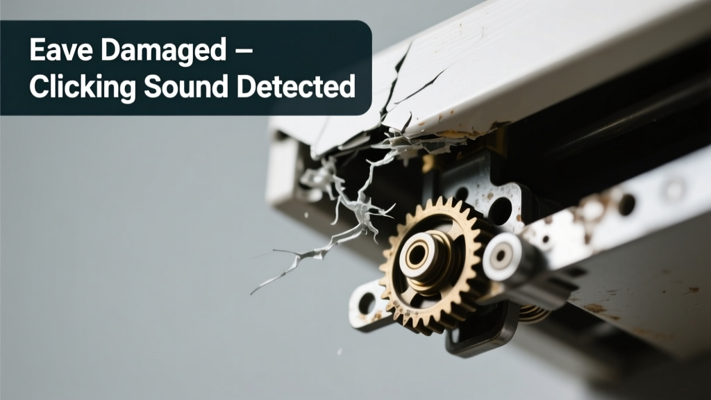Eave Damaged Making Clicking Sound: Quick Diagnosis