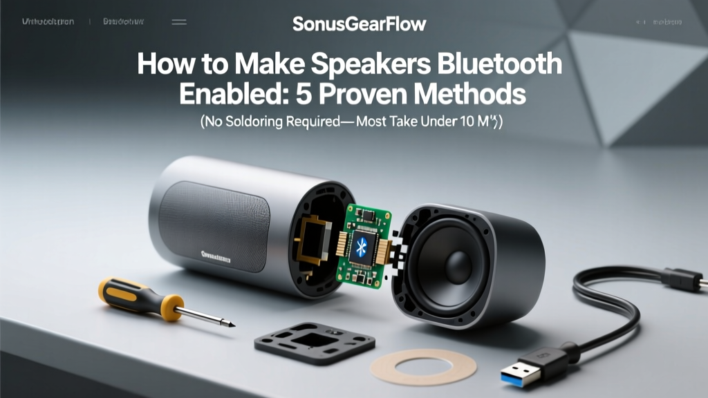How to Make Speakers Bluetooth Enabled (2026)